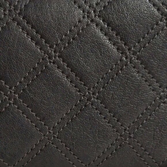 Marc Jacobs Quilted Gray Metallic Large Zip Wallet - Picture 5 of 9